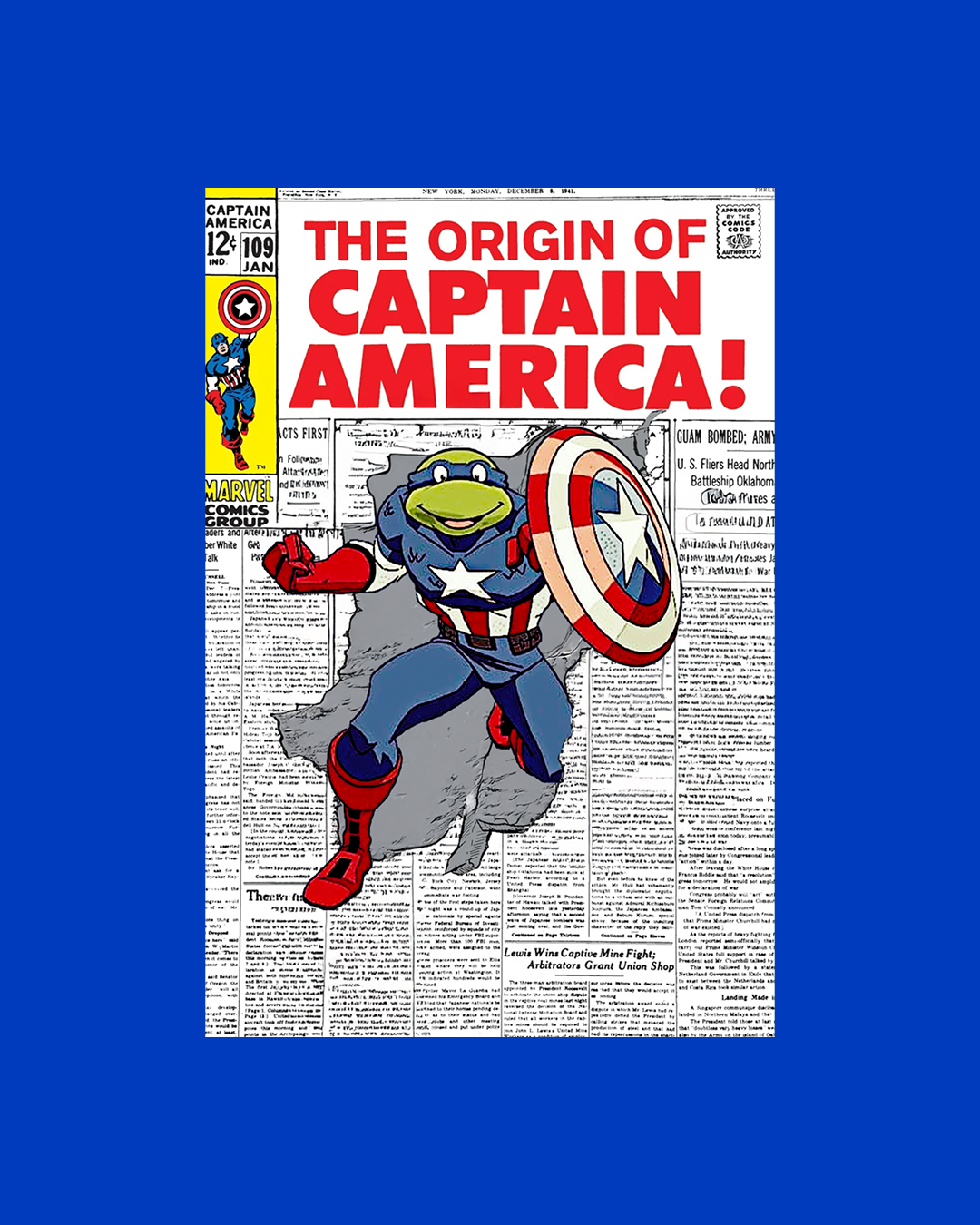 Retro oversize Capitán América - Image 4