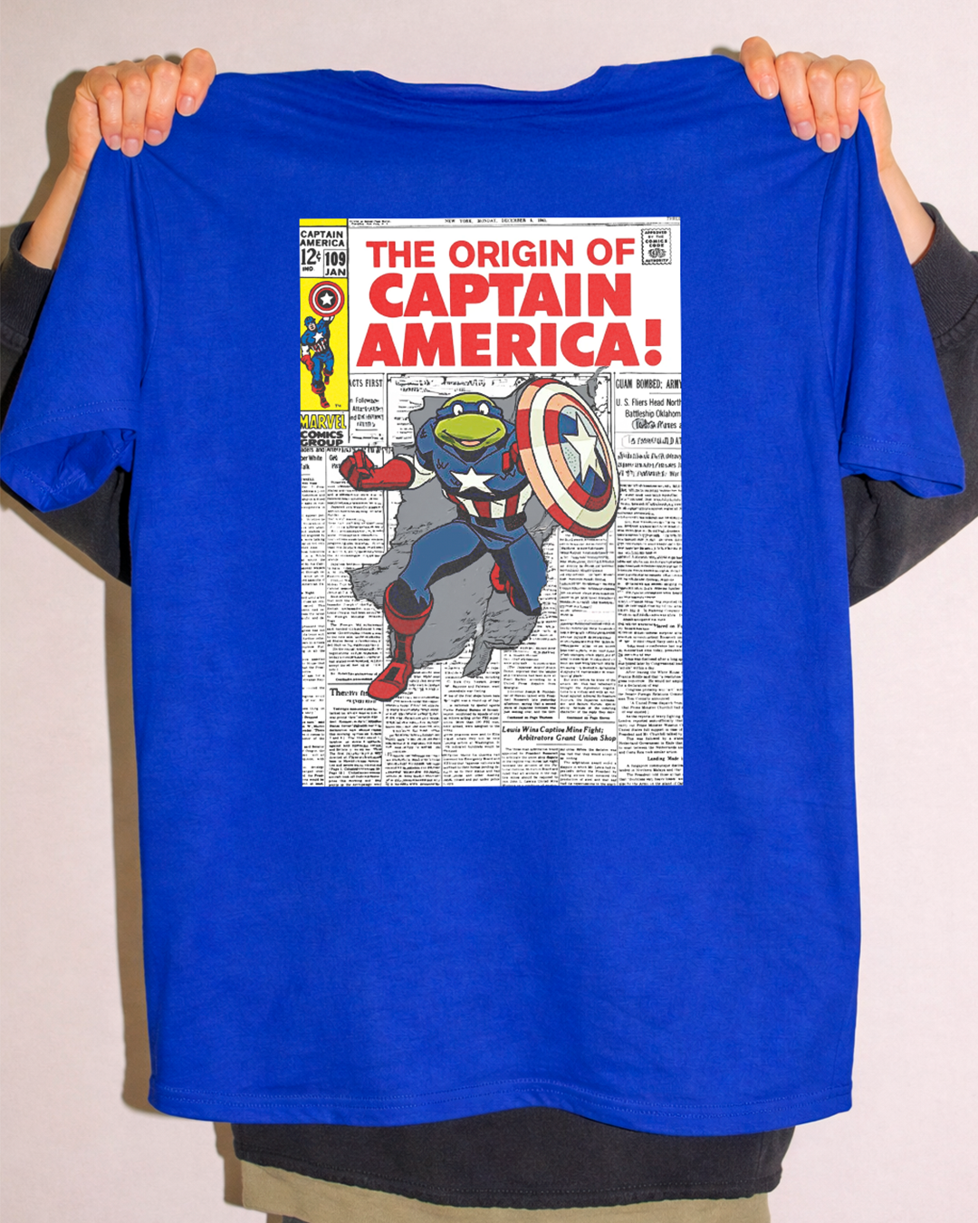 Retro oversize Capitán América
